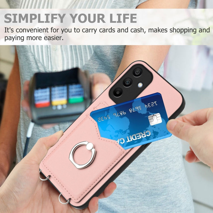 R20 Ring Card Holder Phone Case, For Samsung Galaxy A15 4G Global, For Samsung Galaxy A05 4G Global, For Samsung Galaxy A05s 4G Global, For Samsung Galaxy A25 5G Global, For Samsung Galaxy S23 FE 5G, For Samsung Galaxy A24 4G                           ...