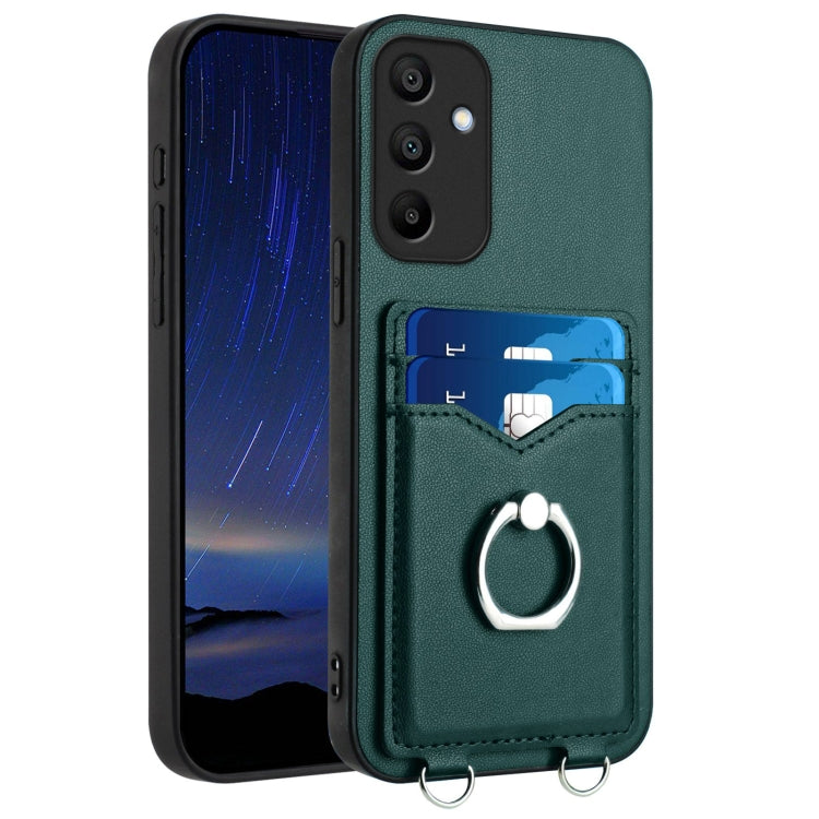 R20 Ring Card Holder Phone Case, For Samsung Galaxy A15 4G Global, For Samsung Galaxy A05 4G Global, For Samsung Galaxy A05s 4G Global, For Samsung Galaxy A25 5G Global, For Samsung Galaxy S23 FE 5G, For Samsung Galaxy A24 4G                           ...