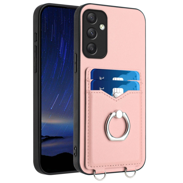 R20 Ring Card Holder Phone Case, For Samsung Galaxy A34 5G, For Samsung Galaxy A54 5G, For Samsung Galaxy S23 Ultra 5G, For Samsung Galaxy S23+ 5G, For Samsung Galaxy S23 5G, For Samsung Galaxy A14 5G, For Samsung Galaxy A04 4G                         ...