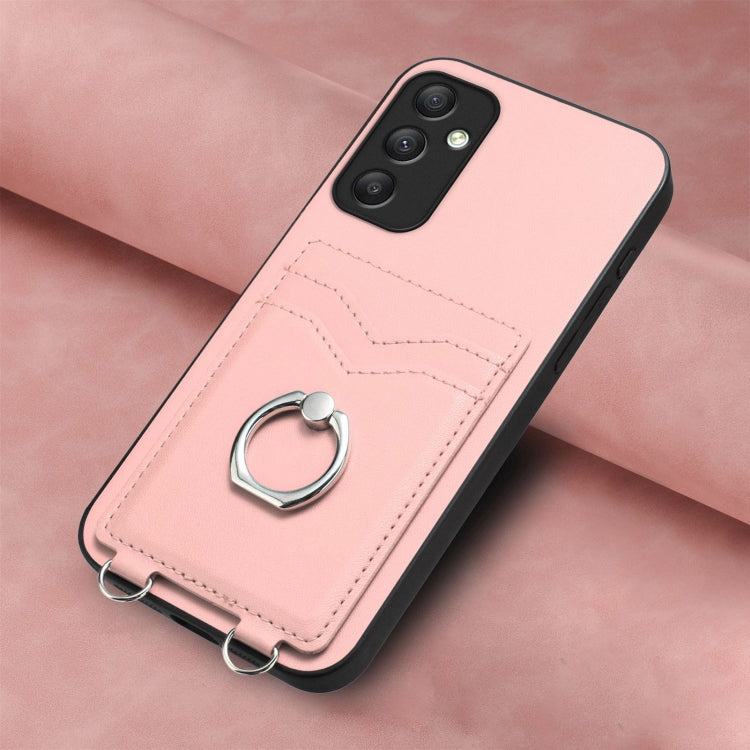 R20 Ring Card Holder Phone Case, For Samsung Galaxy A34 5G, For Samsung Galaxy A54 5G, For Samsung Galaxy S23 Ultra 5G, For Samsung Galaxy S23+ 5G, For Samsung Galaxy S23 5G, For Samsung Galaxy A14 5G, For Samsung Galaxy A04 4G                         ...
