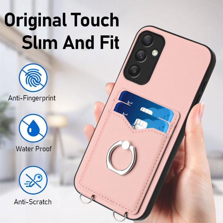 R20 Ring Card Holder Phone Case, For Samsung Galaxy A34 5G, For Samsung Galaxy A54 5G, For Samsung Galaxy S23 Ultra 5G, For Samsung Galaxy S23+ 5G, For Samsung Galaxy S23 5G, For Samsung Galaxy A14 5G, For Samsung Galaxy A04 4G                         ...