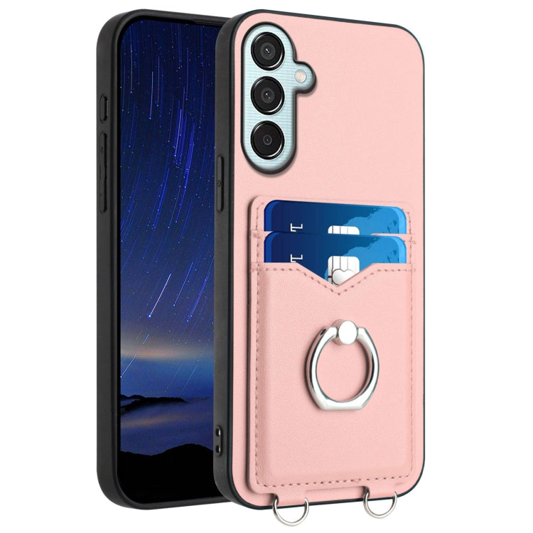 R20 Ring Card Holder Phone Case, For Samsung Galaxy M55 / C55 5G, For Samsung Galaxy F15 / M15, For Samsung Galaxy Xcover7, For Samsung Galaxy A55 5G, For Samsung Galaxy A35, For Samsung Galaxy S24 Ultra 5G, For Samsung Galaxy S24+ 5G                  ...