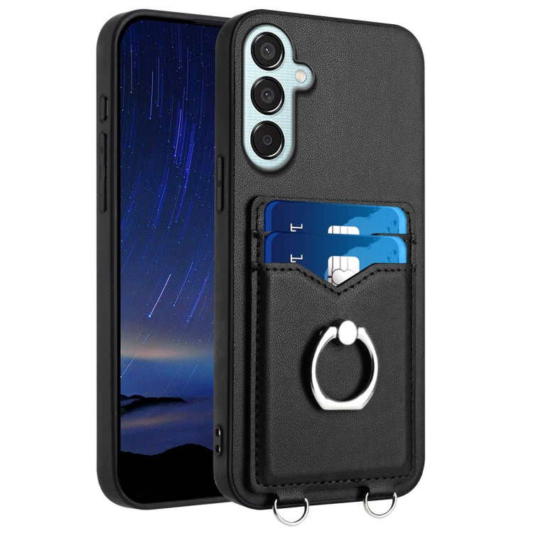 R20 Ring Card Holder Phone Case, For Samsung Galaxy M55 / C55 5G, For Samsung Galaxy F15 / M15, For Samsung Galaxy Xcover7, For Samsung Galaxy A55 5G, For Samsung Galaxy A35, For Samsung Galaxy S24 Ultra 5G, For Samsung Galaxy S24+ 5G                  ...