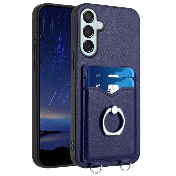 R20 Ring Card Holder Phone Case, For Samsung Galaxy M55 / C55 5G, For Samsung Galaxy F15 / M15, For Samsung Galaxy Xcover7, For Samsung Galaxy A55 5G, For Samsung Galaxy A35, For Samsung Galaxy S24 Ultra 5G, For Samsung Galaxy S24+ 5G                  ...