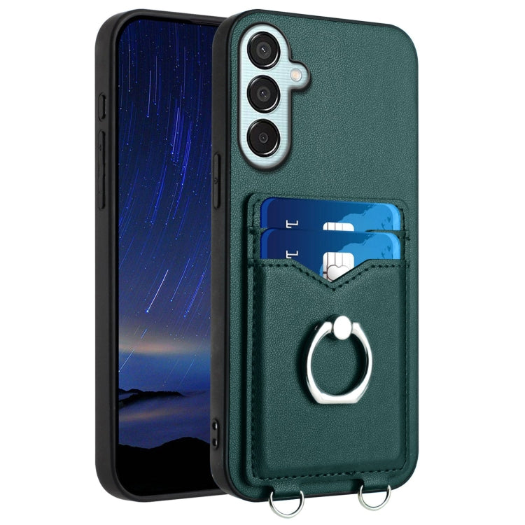R20 Ring Card Holder Phone Case, For Samsung Galaxy M55 / C55 5G, For Samsung Galaxy F15 / M15, For Samsung Galaxy Xcover7, For Samsung Galaxy A55 5G, For Samsung Galaxy A35, For Samsung Galaxy S24 Ultra 5G, For Samsung Galaxy S24+ 5G                  ...