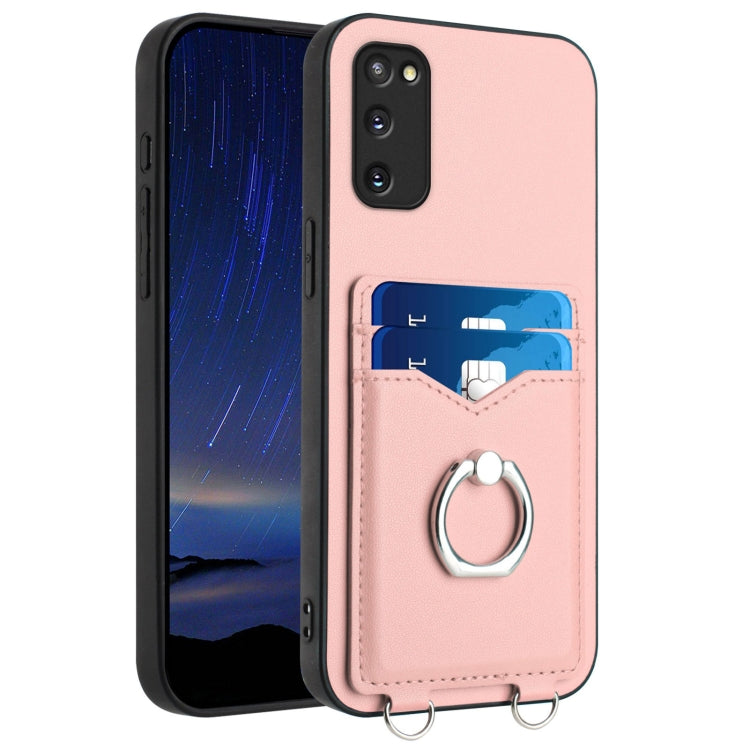 R20 Ring Card Holder Phone Case, For Samsung Galaxy S20 FE, For Samsung Galaxy A23 165.4mm, For Samsung Galaxy A53 5G, For Samsung Galaxy A33 5G, For Samsung Galaxy A13 4G, For Samsung Galaxy S22 Ultra 5G, For Samsung Galaxy S22+ 5G                    ...