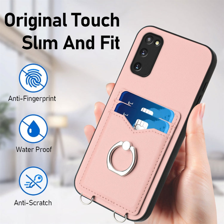 R20 Ring Card Holder Phone Case, For Samsung Galaxy S20 FE, For Samsung Galaxy A23 165.4mm, For Samsung Galaxy A53 5G, For Samsung Galaxy A33 5G, For Samsung Galaxy A13 4G, For Samsung Galaxy S22 Ultra 5G, For Samsung Galaxy S22+ 5G                    ...
