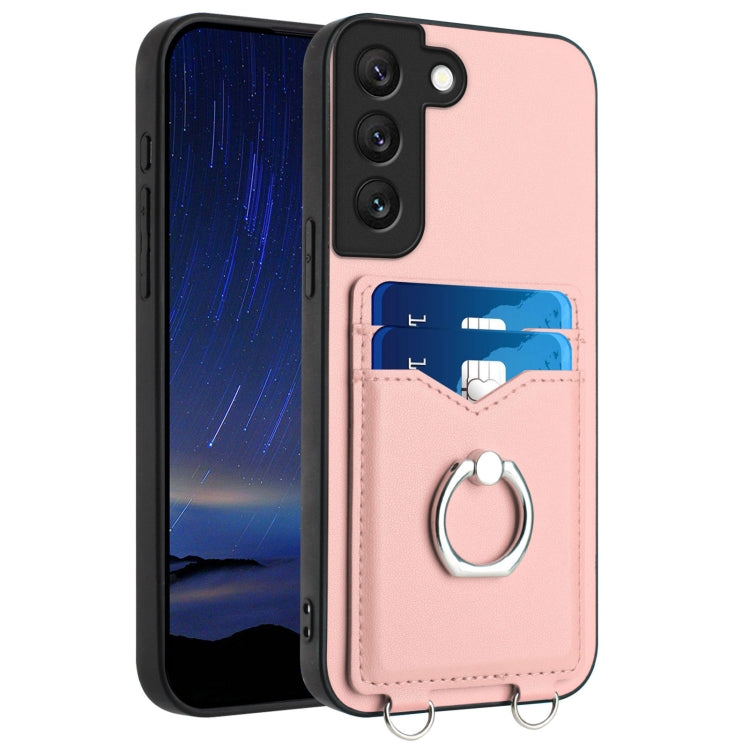 R20 Ring Card Holder Phone Case, For Samsung Galaxy S20 FE, For Samsung Galaxy A23 165.4mm, For Samsung Galaxy A53 5G, For Samsung Galaxy A33 5G, For Samsung Galaxy A13 4G, For Samsung Galaxy S22 Ultra 5G, For Samsung Galaxy S22+ 5G                    ...