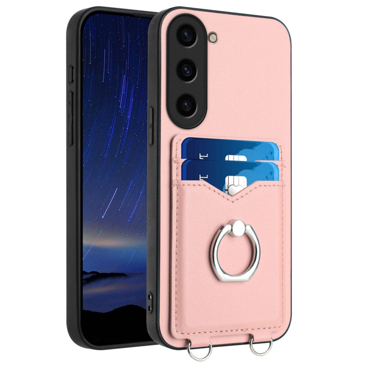 R20 Ring Card Holder Phone Case, For Samsung Galaxy A34 5G, For Samsung Galaxy A54 5G, For Samsung Galaxy S23 Ultra 5G, For Samsung Galaxy S23+ 5G, For Samsung Galaxy S23 5G, For Samsung Galaxy A14 5G, For Samsung Galaxy A04 4G                         ...