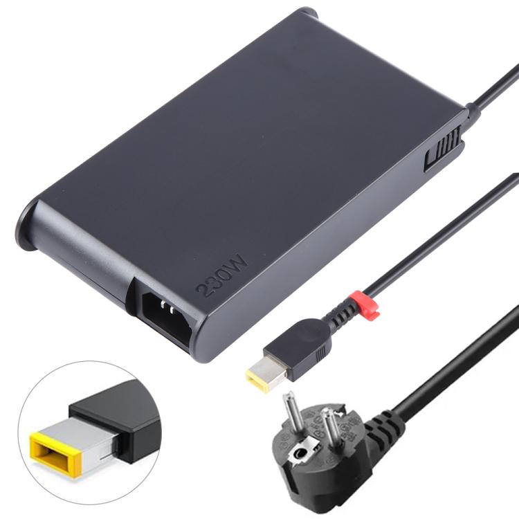 230W 20V 11.5A Laptop Notebook Power Adapter with Big Square USB Port For Lenovo Thinkpad / ThinkBook / Xiaoxin, EU Plug, US Plug, UK Plug, AU Plug