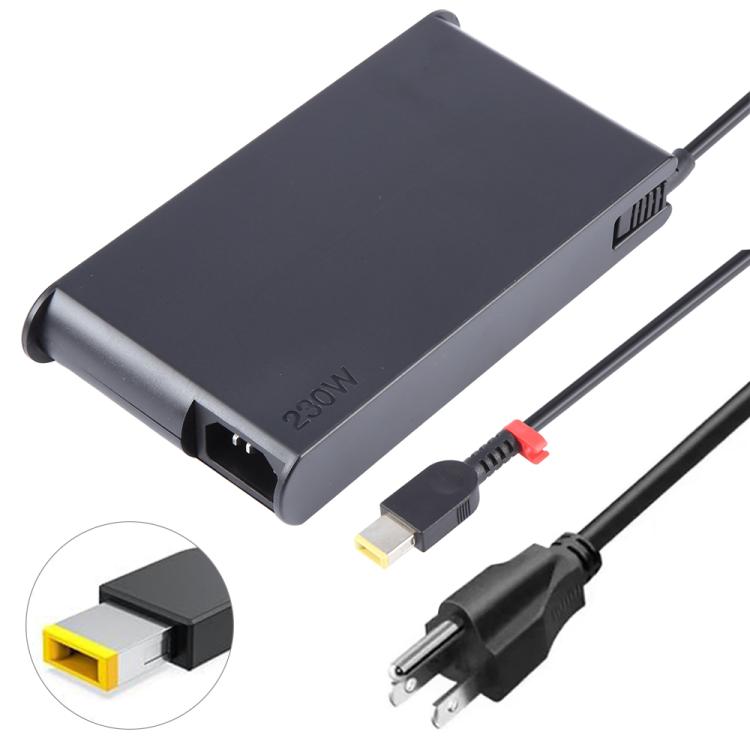 230W 20V 11.5A Laptop Notebook Power Adapter with Big Square USB Port For Lenovo Thinkpad / ThinkBook / Xiaoxin, EU Plug, US Plug, UK Plug, AU Plug