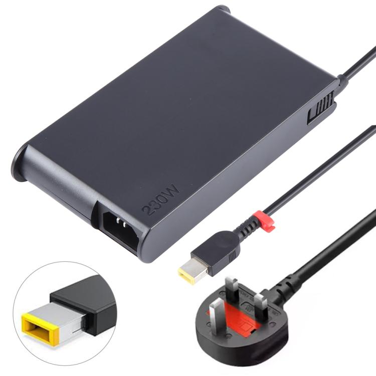 230W 20V 11.5A Laptop Notebook Power Adapter with Big Square USB Port For Lenovo Thinkpad / ThinkBook / Xiaoxin, EU Plug, US Plug, UK Plug, AU Plug