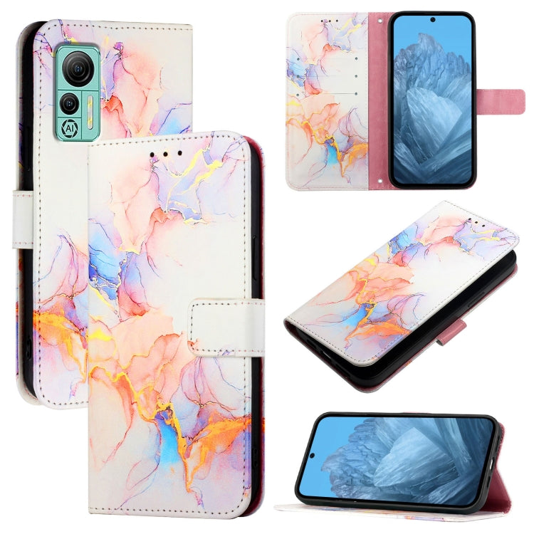 PT003 Marble Pattern Flip Leather Phone Case, For Ulefone Note 14