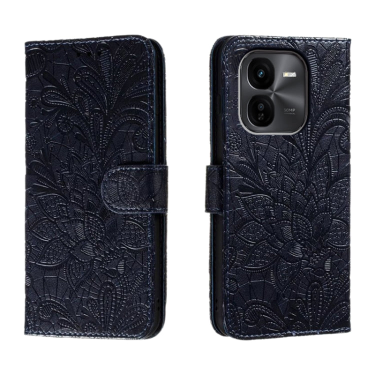 Lace Flower Embossing Flip Leather Phone Case, For vivo iQOO 15, For vivo Y500 5G, For vivo Y38, For vivo iQOO Z9X, For vivo S18E, For vivo S18, For vivo iQOO 12 Pro, For vivo iQOO 12