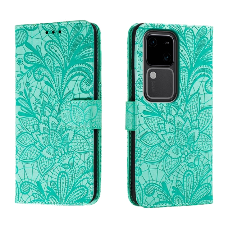 Lace Flower Embossing Flip Leather Phone Case, For vivo iQOO 15, For vivo Y500 5G, For vivo Y38, For vivo iQOO Z9X, For vivo S18E, For vivo S18, For vivo iQOO 12 Pro, For vivo iQOO 12