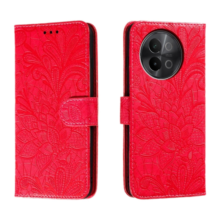 Lace Flower Embossing Flip Leather Phone Case, For vivo iQOO 15, For vivo Y500 5G, For vivo Y38, For vivo iQOO Z9X, For vivo S18E, For vivo S18, For vivo iQOO 12 Pro, For vivo iQOO 12