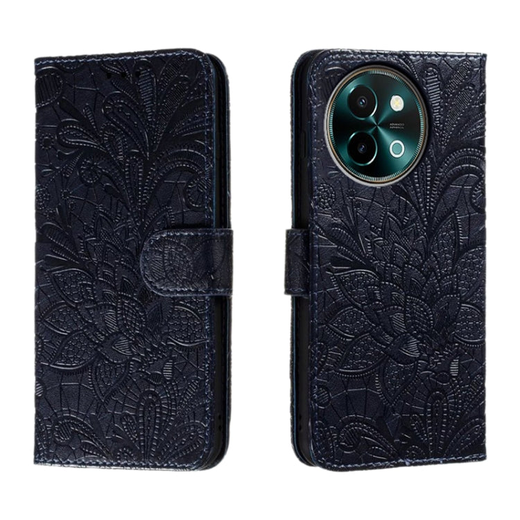 Lace Flower Embossing Flip Leather Phone Case, For vivo iQOO 15, For vivo Y500 5G, For vivo Y38, For vivo iQOO Z9X, For vivo S18E, For vivo S18, For vivo iQOO 12 Pro, For vivo iQOO 12