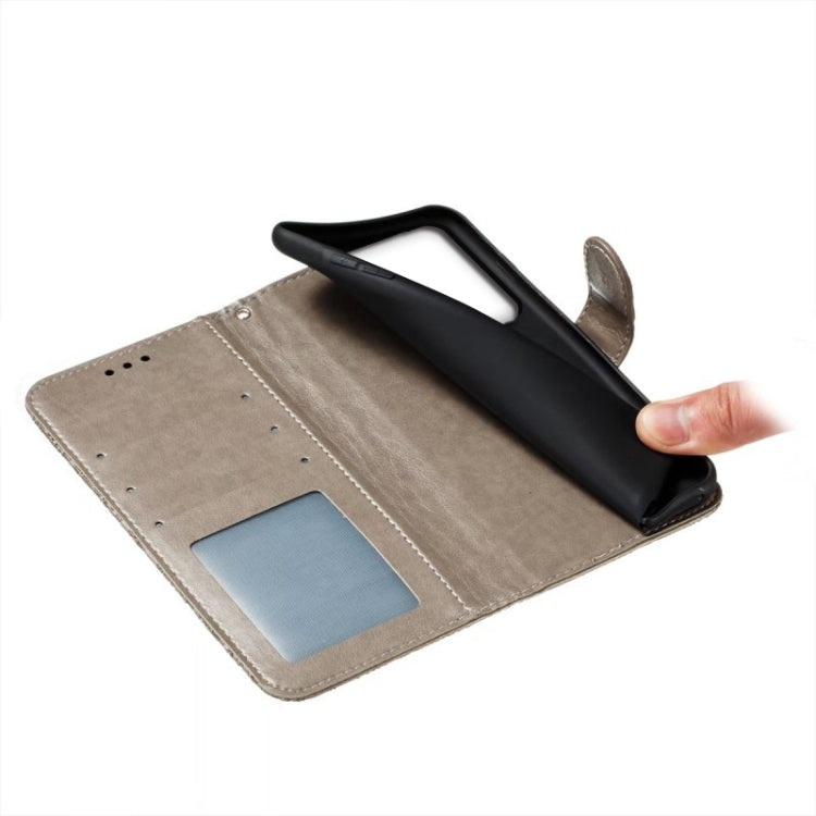 Lace Flower Embossing Flip Leather Phone Case, For vivo Y100 5G