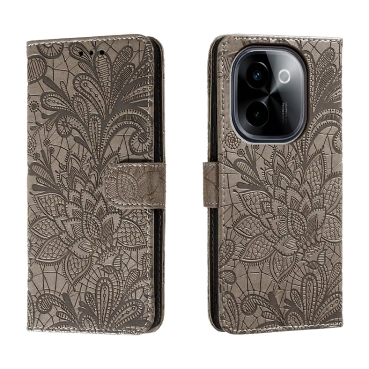 Lace Flower Embossing Flip Leather Phone Case, For vivo Y200 5G, For vivo Y17S, For vivo V29E, For vivo Y35M+, For vivo S17, For vivo S17E, For vivo iQOO Neo8, For vivo Y78