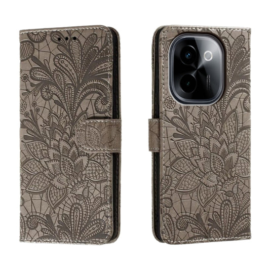 Lace Flower Embossing Flip Leather Phone Case, For vivo Y200 5G, For vivo Y17S, For vivo V29E, For vivo Y35M+, For vivo S17, For vivo S17E, For vivo iQOO Neo8, For vivo Y78