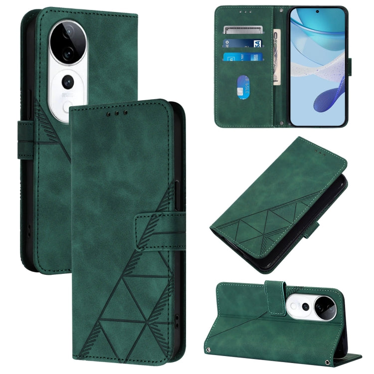 Crossbody 3D Embossed Flip Leather Phone Case, For vivo V50 Lite 5G, For vivo Y29S 5G / Y04 4G Global, For vivo Y29 4G Global, For vivo V50 Global, For vivo S20, For vivo S20 Pro, For vivo Y300, For vivo S19 Pro