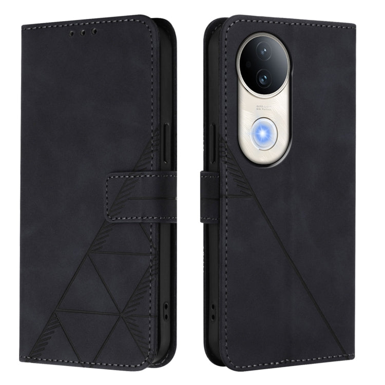 Crossbody 3D Embossed Flip Leather Phone Case, For vivo S20, For vivo S20 Pro, For vivo Y300, For vivo S19 Pro, For vivo S19, For vivo Y28 4G, For vivo X100 Pro, For vivo X100