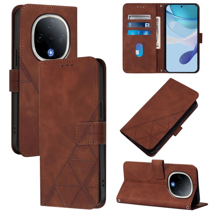 Crossbody 3D Embossed Flip Leather Phone Case, For vivo V50 Lite 5G, For vivo Y29S 5G / Y04 4G Global, For vivo Y29 4G Global, For vivo V50 Global, For vivo S20, For vivo S20 Pro, For vivo Y300, For vivo S19 Pro