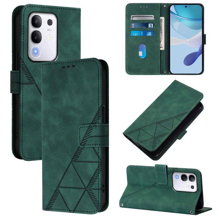 Crossbody 3D Embossed Flip Leather Phone Case, For vivo V50 Lite 5G, For vivo Y29S 5G / Y04 4G Global, For vivo Y29 4G Global, For vivo V50 Global, For vivo S20, For vivo S20 Pro, For vivo Y300, For vivo S19 Pro