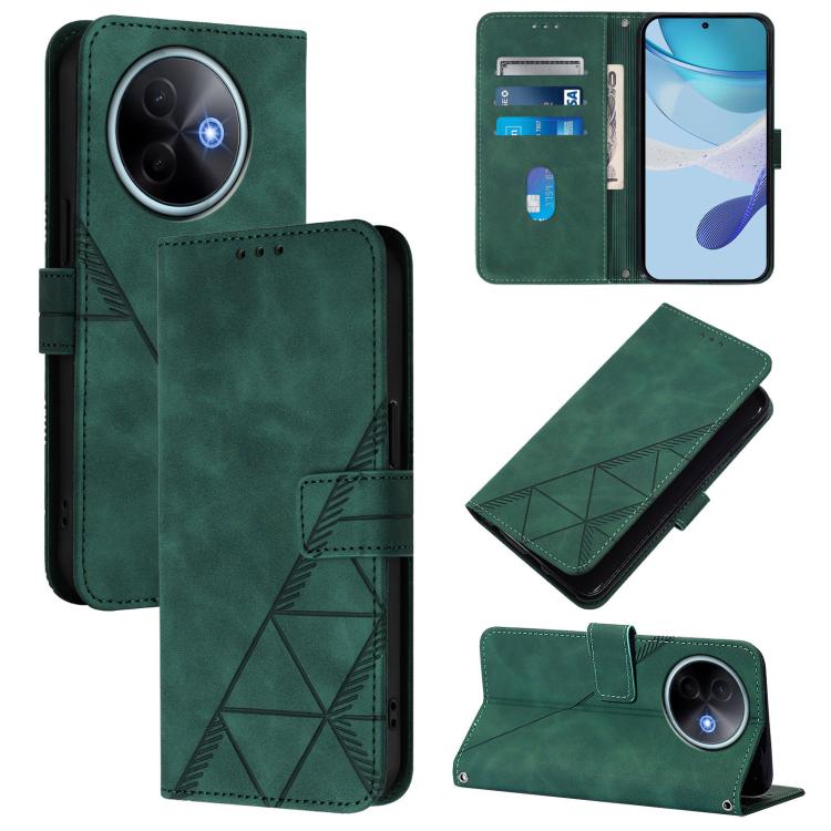 Crossbody 3D Embossed Flip Leather Phone Case, For vivo V60 Lite 5G Global, For vivo Y400 5G Global, For vivo Y400 4G, For vivo V60 5G Global, For vivo S30 Pro mini, For vivo S30, For vivo X200s, For vivo Y39 5G Global