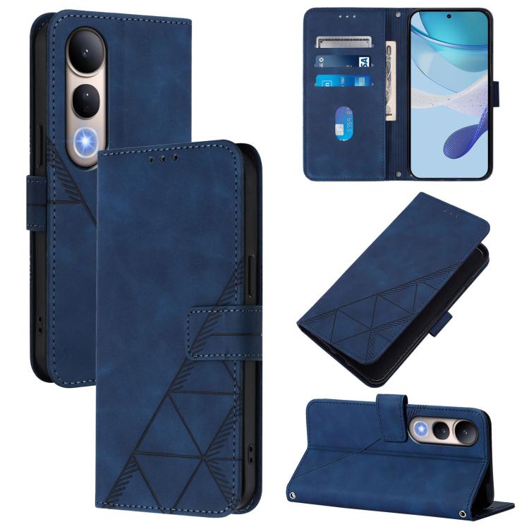 Crossbody 3D Embossed Flip Leather Phone Case, For vivo V50 Lite 5G, For vivo Y29S 5G / Y04 4G Global, For vivo Y29 4G Global, For vivo V50 Global, For vivo S20, For vivo S20 Pro, For vivo Y300, For vivo S19 Pro