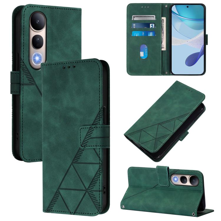 Crossbody 3D Embossed Flip Leather Phone Case, For vivo V50 Lite 5G, For vivo Y29S 5G / Y04 4G Global, For vivo Y29 4G Global, For vivo V50 Global, For vivo S20, For vivo S20 Pro, For vivo Y300, For vivo S19 Pro