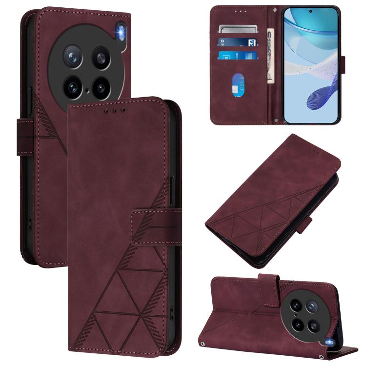 Crossbody 3D Embossed Flip Leather Phone Case, For vivo V60 Lite 5G Global, For vivo Y400 5G Global, For vivo Y400 4G, For vivo V60 5G Global, For vivo S30 Pro mini, For vivo S30, For vivo X200s, For vivo Y39 5G Global