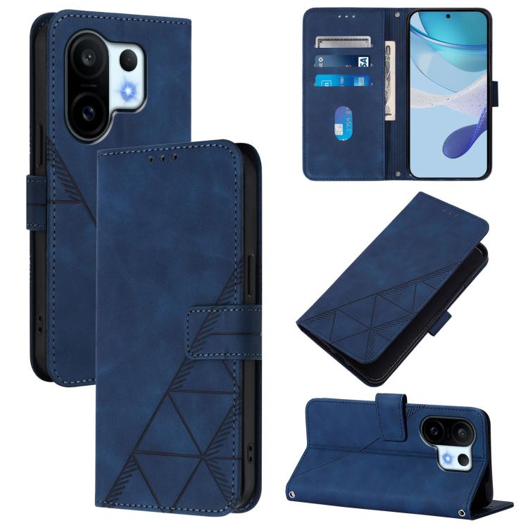 Crossbody 3D Embossed Flip Leather Phone Case, For vivo V60 Lite 5G Global, For vivo Y400 5G Global, For vivo Y400 4G, For vivo V60 5G Global, For vivo S30 Pro mini, For vivo S30, For vivo X200s, For vivo Y39 5G Global