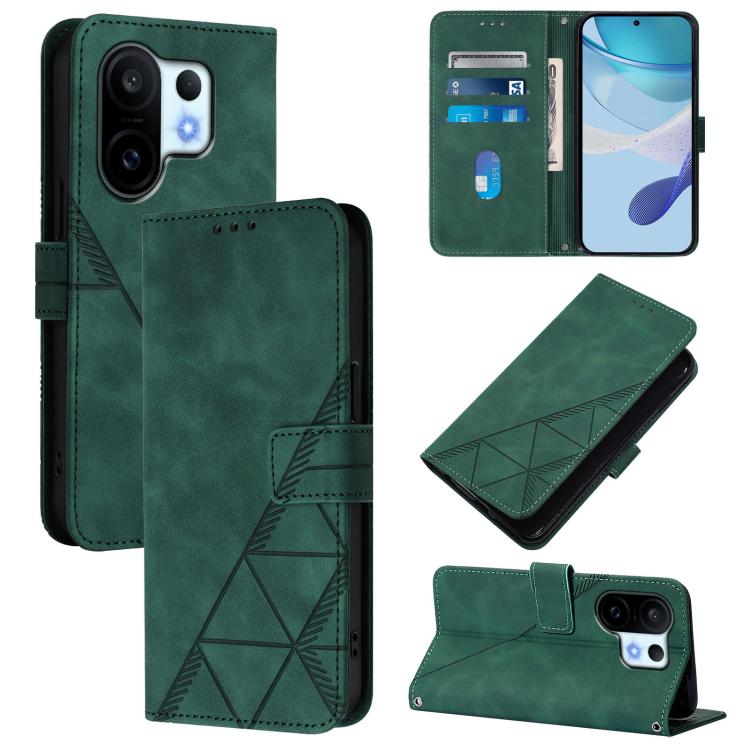 Crossbody 3D Embossed Flip Leather Phone Case, For vivo V60 Lite 5G Global, For vivo Y400 5G Global, For vivo Y400 4G, For vivo V60 5G Global, For vivo S30 Pro mini, For vivo S30, For vivo X200s, For vivo Y39 5G Global
