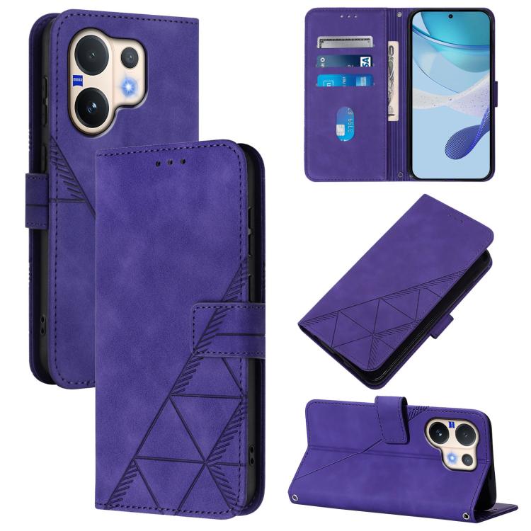 Crossbody 3D Embossed Flip Leather Phone Case, For vivo V60 Lite 5G Global, For vivo Y400 5G Global, For vivo Y400 4G, For vivo V60 5G Global, For vivo S30 Pro mini, For vivo S30, For vivo X200s, For vivo Y39 5G Global