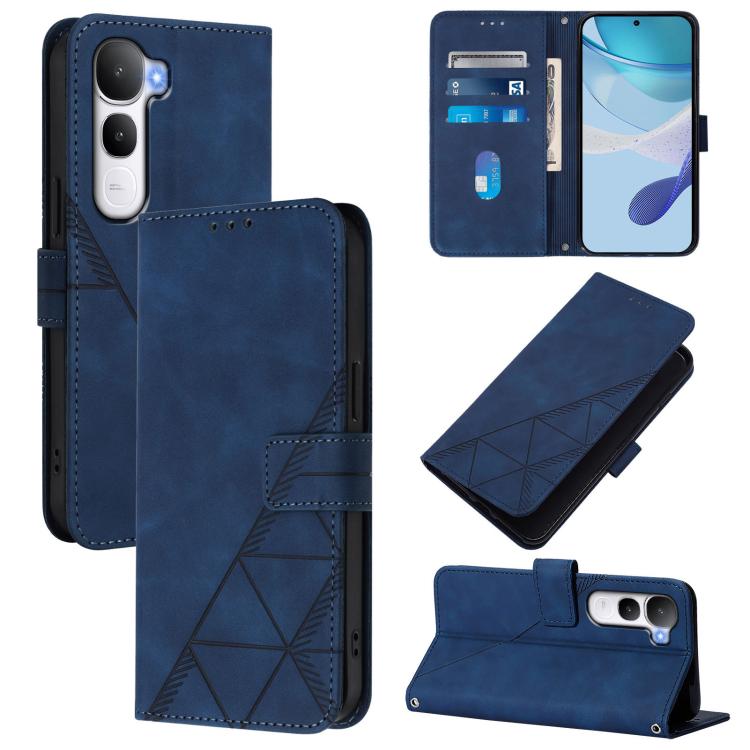 Crossbody 3D Embossed Flip Leather Phone Case, For vivo V60 Lite 5G Global, For vivo Y400 5G Global, For vivo Y400 4G, For vivo V60 5G Global, For vivo S30 Pro mini, For vivo S30, For vivo X200s, For vivo Y39 5G Global