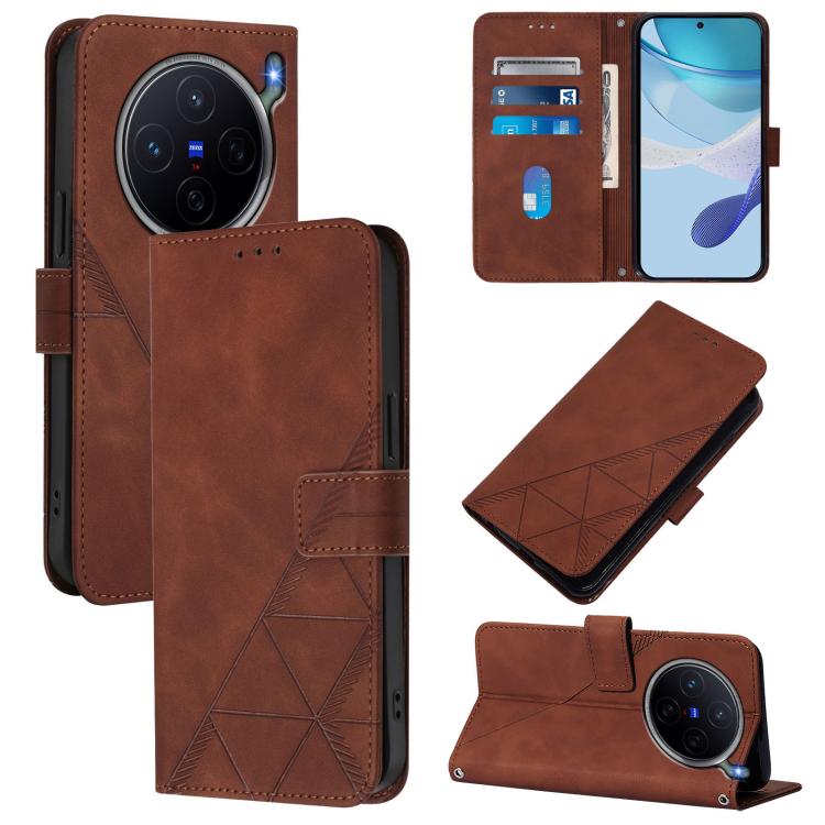Crossbody 3D Embossed Flip Leather Phone Case, For vivo X300 FE 5G Zeiss/S50 Pro Mini 5G, For vivo X300s, For vivo Y21 5G 2026 Global / Y05 4G, For vivo V70 FE 5G, For vivo X300 Ultra, For vivo X300 Pro, For vivo X300, For vivo Y31 5G Global