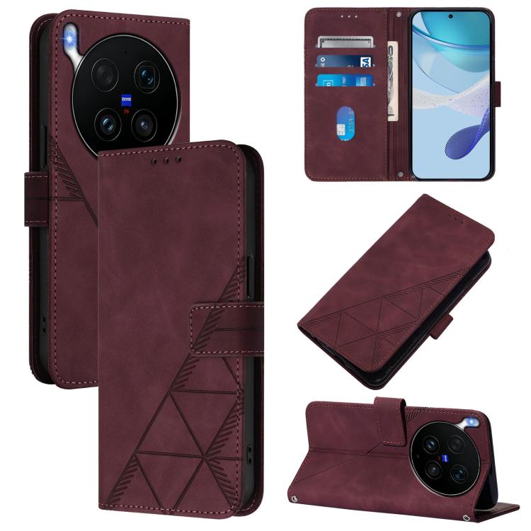 Crossbody 3D Embossed Flip Leather Phone Case, For vivo X300 FE 5G Zeiss/S50 Pro Mini 5G, For vivo X300s, For vivo Y21 5G 2026 Global / Y05 4G, For vivo V70 FE 5G, For vivo X300 Ultra, For vivo X300 Pro, For vivo X300, For vivo Y31 5G Global