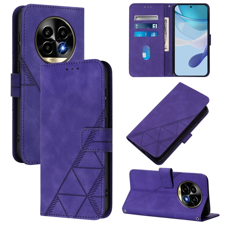 Crossbody 3D Embossed Flip Leather Phone Case, For Realme 14 Pro+, For Realme 14 Pro, For Realme GT7 Pro 5G, For Realme 13 Pro / 13 Pro+ 5G, For Realme GT 6 5G Global, For Realme GT 6T 5G Global, For Realme C21Y, For Realme C17 / 7i