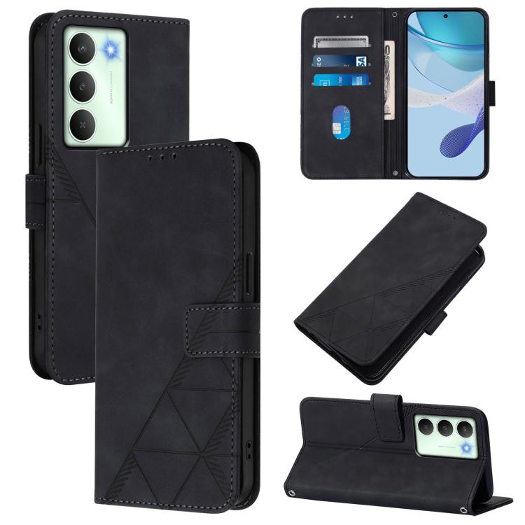 Crossbody 3D Embossed Flip Leather Phone Case, For Realme 15T 5G Global, For Realme 15 / 15 Pro 5G Global, For Realme C71 4G Global, For Realme Neo7 Turbo 5G, For Realme V70 5G / C75 5G, For Realme Narzo 80 Pro, For Realme P3 5G Global / 14 5G         ...