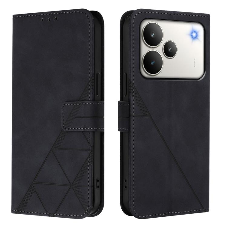 Crossbody 3D Embossed Flip Leather Phone Case, For Realme 16T 5G Global, For Realme C85 5G / 15X 5G India, For Realme 16 Pro+ 5G Global, For Realme 16 Pro 5G Global, For Realme P4X 5G, For Realme C71 4G India, For Realme P4 Pro 5G, For Realme P4 5G