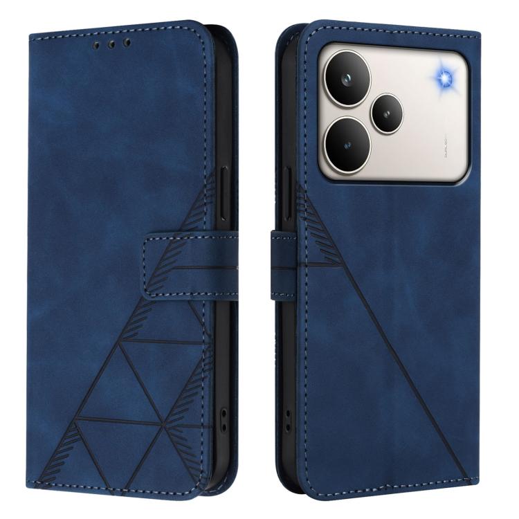 Crossbody 3D Embossed Flip Leather Phone Case, For Realme 16T 5G Global, For Realme C85 5G / 15X 5G India, For Realme 16 Pro+ 5G Global, For Realme 16 Pro 5G Global, For Realme P4X 5G, For Realme C71 4G India, For Realme P4 Pro 5G, For Realme P4 5G