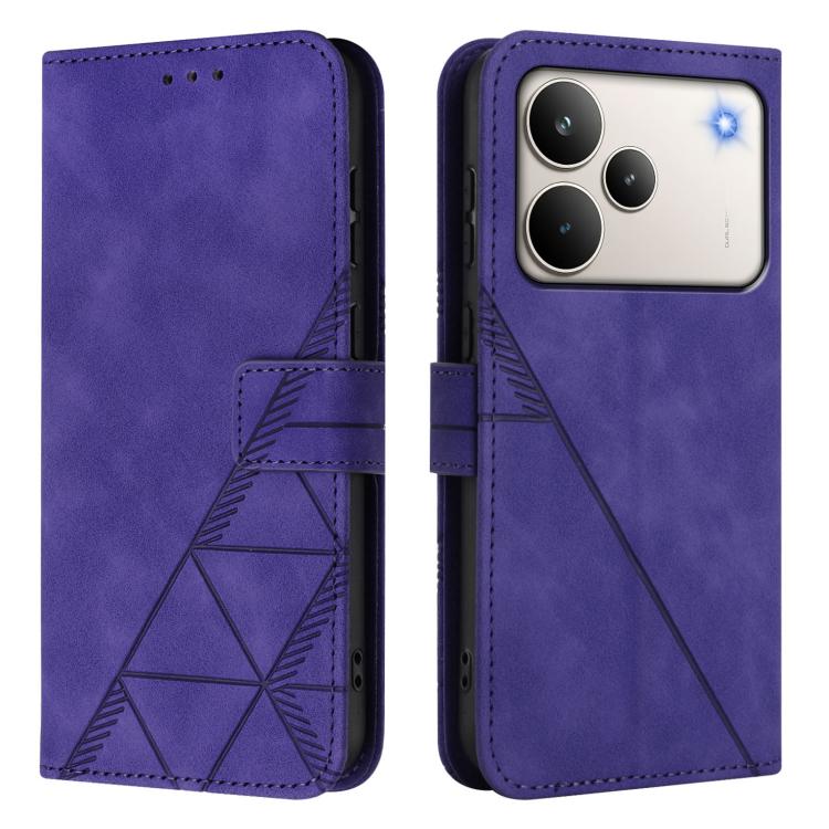 Crossbody 3D Embossed Flip Leather Phone Case, For Realme 16T 5G Global, For Realme C85 5G / 15X 5G India, For Realme 16 Pro+ 5G Global, For Realme 16 Pro 5G Global, For Realme P4X 5G, For Realme C71 4G India, For Realme P4 Pro 5G, For Realme P4 5G