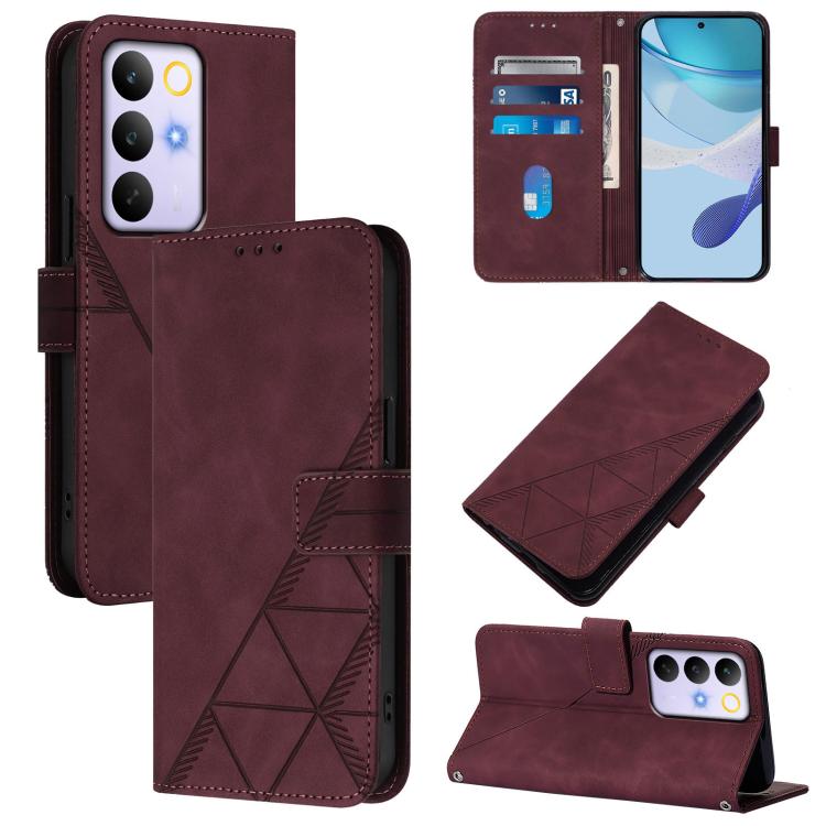 Crossbody 3D Embossed Flip Leather Phone Case, For Realme 16T 5G Global, For Realme C85 5G / 15X 5G India, For Realme 16 Pro+ 5G Global, For Realme 16 Pro 5G Global, For Realme P4X 5G, For Realme C71 4G India, For Realme P4 Pro 5G, For Realme P4 5G