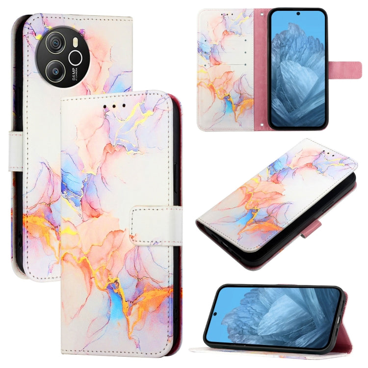 PT003 Marble Pattern Flip Leather Phone Case, For Blackview Shark 8, For Blackview A53, For Blackview A52