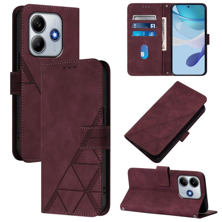 Crossbody 3D Embossed Flip Leather Phone Case, For Xiaomi Poco C71 4G, For Xiaomi Poco F7 Pro / F7 Ultra, For Xiaomi Poco M7 5G / C75 4G, For Xiaomi Poco X7, For Xiaomi 15 Ultra, For Xiaomi Poco X7 Pro, For Xiaomi Poco M7 Pro 5G Global, For Xiaomi 14T Pro