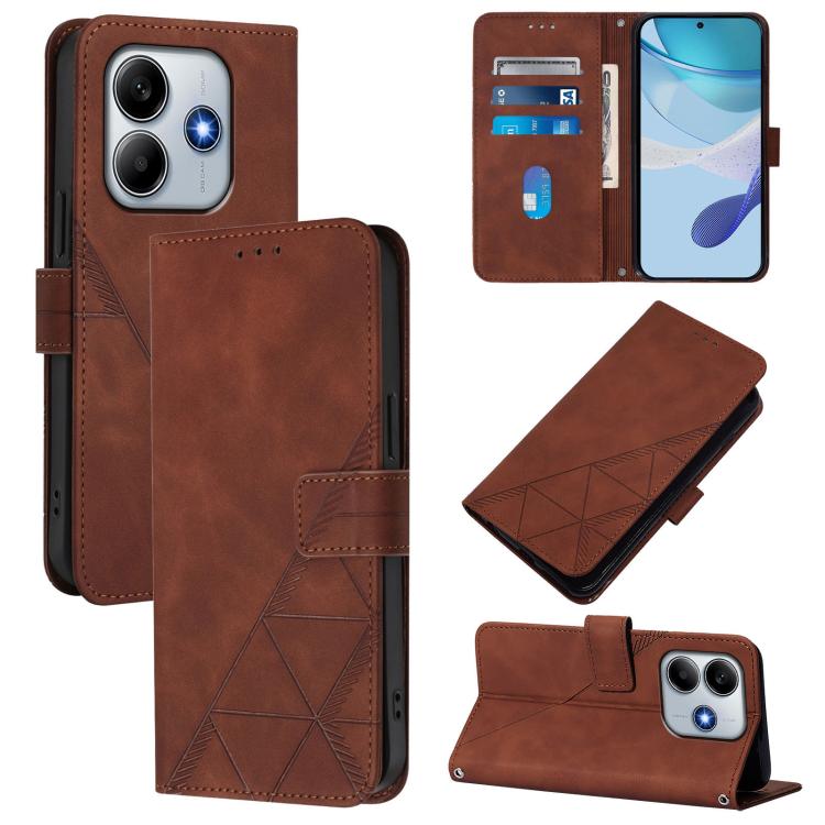 Crossbody 3D Embossed Flip Leather Phone Case, For Xiaomi Poco C71 4G, For Xiaomi Poco F7 Pro / F7 Ultra, For Xiaomi Poco M7 5G / C75 4G, For Xiaomi Poco X7, For Xiaomi 15 Ultra, For Xiaomi Poco X7 Pro, For Xiaomi Poco M7 Pro 5G Global, For Xiaomi 14T Pro