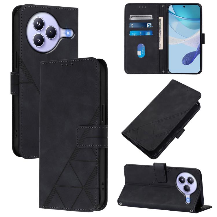 Crossbody 3D Embossed Flip Leather Phone Case, For Xiaomi 17 Max 5G, For Xiaomi 17T Pro 5G, For Xiaomi Poco M7 4G 169mm, For Xiaomi 15T Pro 5G, For Xiaomi 15T 5G, For Xiaomi Civi 5 Pro, For Xiaomi 15S Pro, For Xiaomi Poco M6 4G / M6 Plus