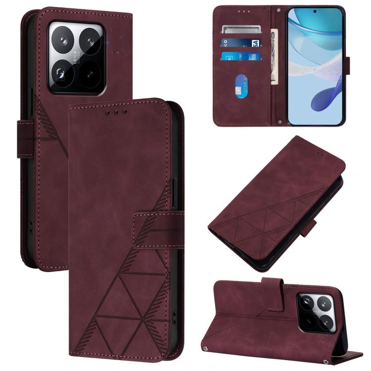 Crossbody 3D Embossed Flip Leather Phone Case, For Xiaomi 17 Max 5G, For Xiaomi 17T Pro 5G, For Xiaomi Poco M7 4G 169mm, For Xiaomi 15T Pro 5G, For Xiaomi 15T 5G, For Xiaomi Civi 5 Pro, For Xiaomi 15S Pro, For Xiaomi Poco M6 4G / M6 Plus