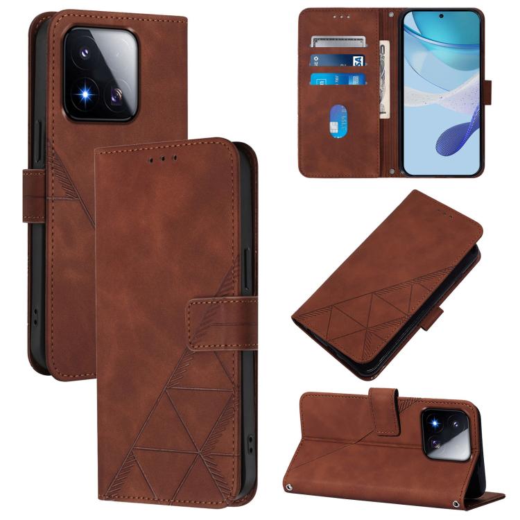 Crossbody 3D Embossed Flip Leather Phone Case, For Xiaomi 17 Max 5G, For Xiaomi 17T Pro 5G, For Xiaomi Poco M7 4G 169mm, For Xiaomi 15T Pro 5G, For Xiaomi 15T 5G, For Xiaomi Civi 5 Pro, For Xiaomi 15S Pro, For Xiaomi Poco M6 4G / M6 Plus